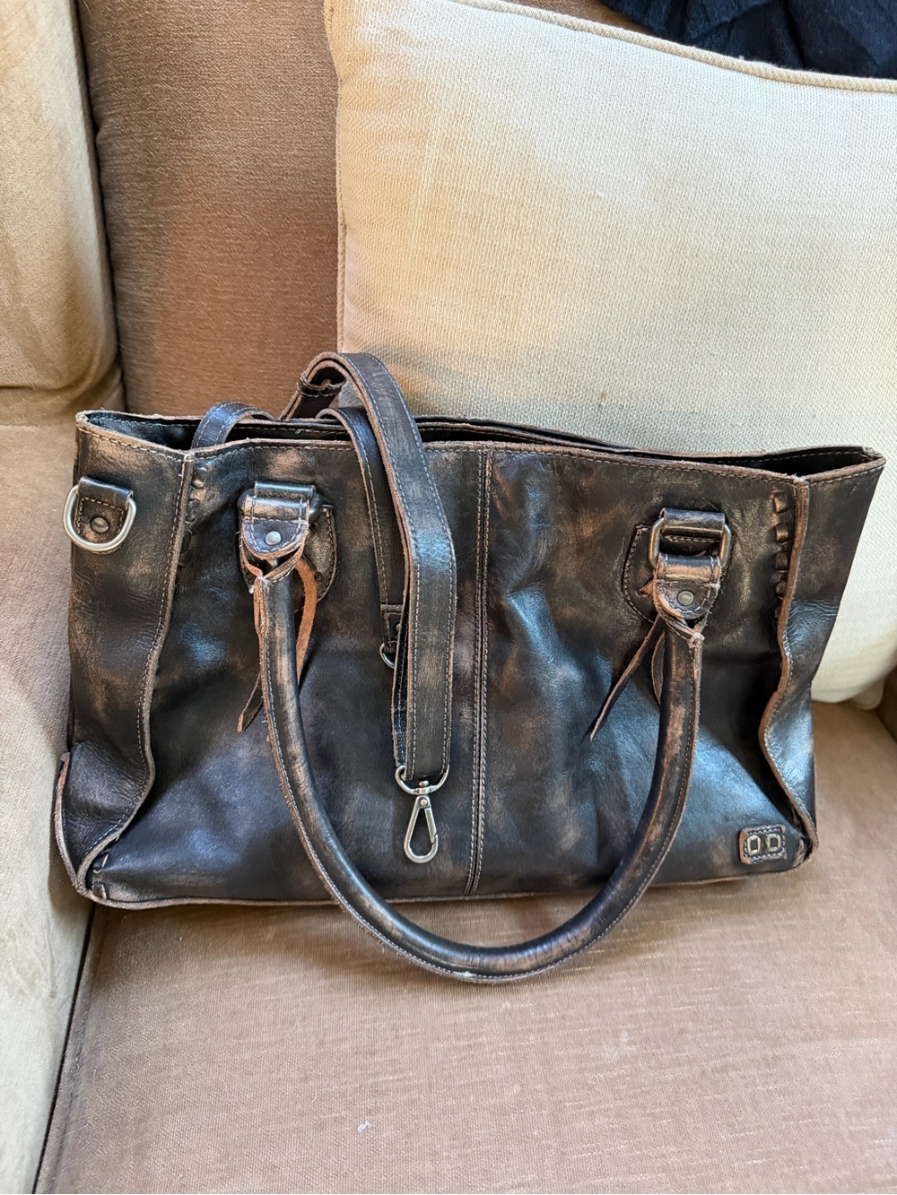 Bed Stu Rockababy Leather Shoulder Bag - EUC - Picture 4 of 4